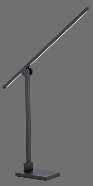 Asztali lámpa PURE, PURE Grafo, dimmable, Fekete, Dolgozószoba / iroda, Fém, Modern