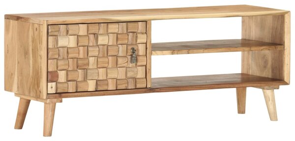 Tömör akácfa TV-szekrény 100 x 35 x 40 cm