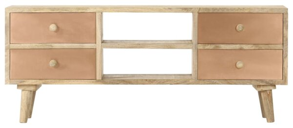 Tömör mangófa TV-szekrény 110 x 30 x 45 cm