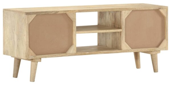 Tömör mangófa TV-szekrény 110 x 30 x 45 cm