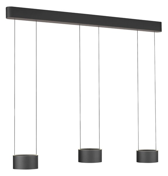 Függőlámpa PURE, Clipse, dimmable, Szürke, Nappali, Fém, Modern