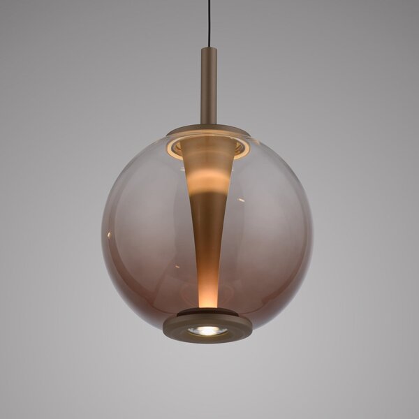 Függőlámpa PURE, Infinity, dimmable, Bronz / Öreg Sárgaréz, Nappali, Üveg