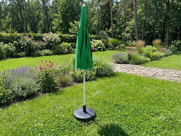 220 cm üvegszálas prémium UV állóbb napernyő zöld színű Monivel (új)