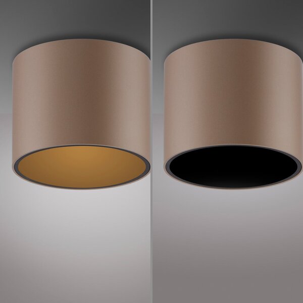 Mennyezeti Lámpa PURE, Point, dimmable, Bronz / Öreg Sárgaréz, Fürdőszoba, Fém, Modern