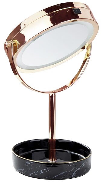 Sminktükör LED SAVOIE Rose gold