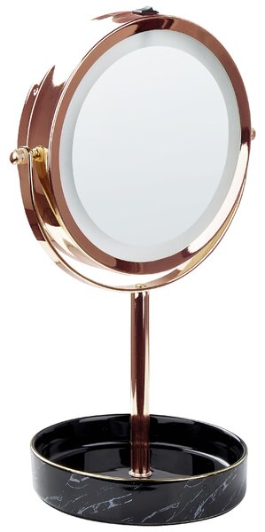 Sminktükör LED SAVOIE Rose gold