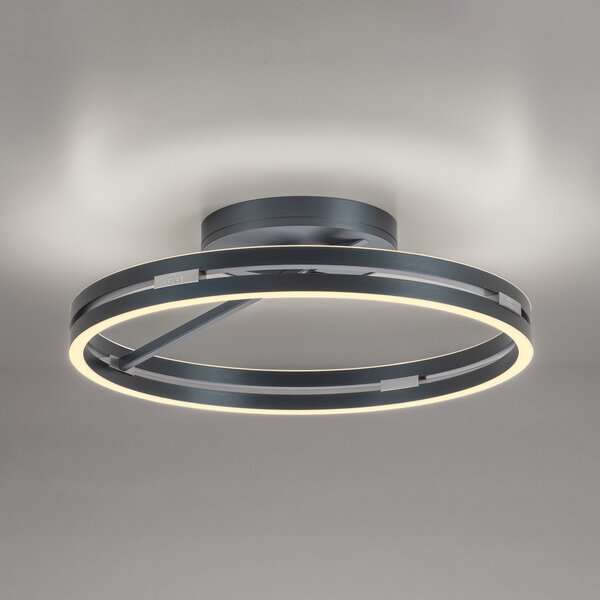 Mennyezeti Lámpa PURE, PURE Loop, dimmable, Szürke, Nappali, Alumínium, Modern