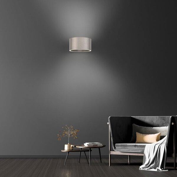 Fali Lámpa PURE, PURE Clipse, dimmable, Fémes, Nappali, Alumínium, Modern