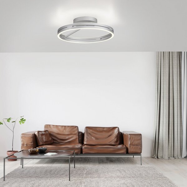 Mennyezeti Lámpa PURE, PURE Loop, dimmable, Fémes, Nappali, Alumínium, Modern
