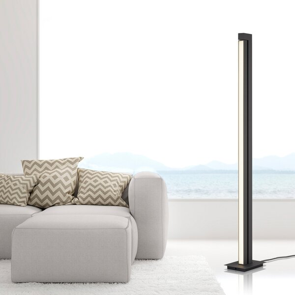 Állólámpa PURE, Pure Lines Floor, dimmable, Fekete, Nappali, Fém, Modern