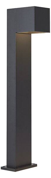 Kültéri lámpa fekete 65 cm LED-del IP64-es védettséggel, halvány fénnyel és napelemmel - Charlene