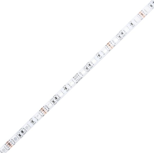 VidaXL fekete szerelt fa LED-es fejtámla 200 x 18,5 x 103,5 cm