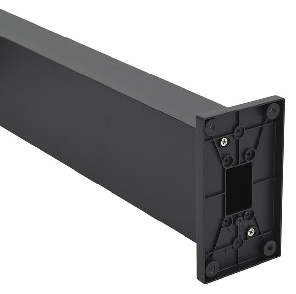 Kültéri lámpa fekete 65 cm LED-del IP64-es védettséggel, halvány fénnyel és napelemmel - Charlene