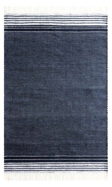 Civil sötétkék kétoldalas kültéri szőnyeg újrahasznosított műanyagból, 120 x 180 cm - Green Decore
