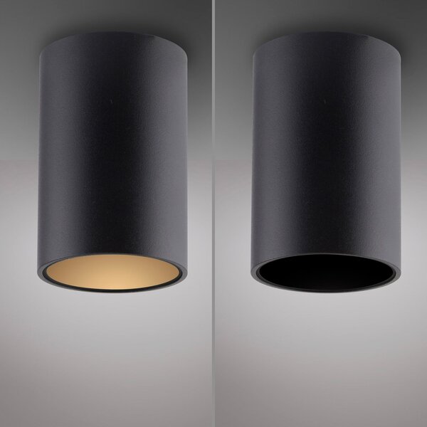 Mennyezeti Lámpa PURE, Point, dimmable, Fekete, Fürdőszoba, Fém, Modern