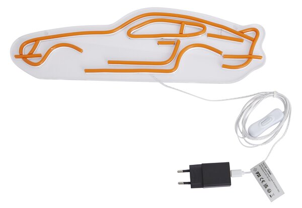 Neon fali lámpa narancssárga LED-del - Autó