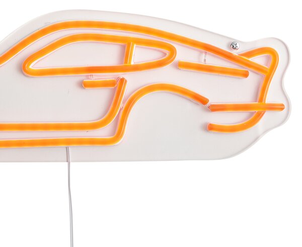 Neon fali lámpa narancssárga LED-del - Autó
