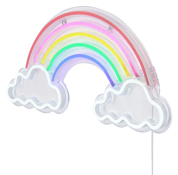 Neon fali lámpa többszínű LED-del - Rainbow