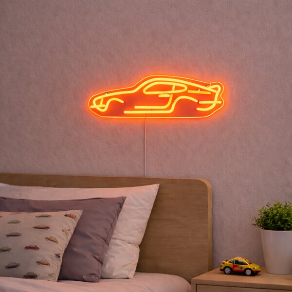Neon fali lámpa narancssárga LED-del - Autó