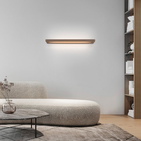 Fali Lámpa PURE, Puro, dimmable, Bronz / Öreg Sárgaréz, Nappali, Alumínium, Modern
