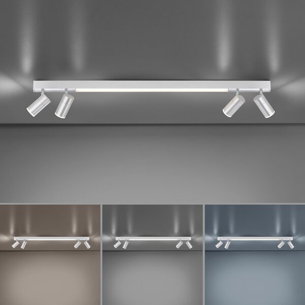 Mennyezeti Lámpa PURE, PURE Lines Spot, dimmable, Szürke, Nappali, Fém, Modern