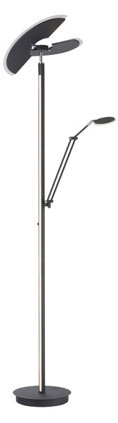 Állólámpa PURE, PURE Mutil, dimmable, Fekete, Nappali, Fém, Modern