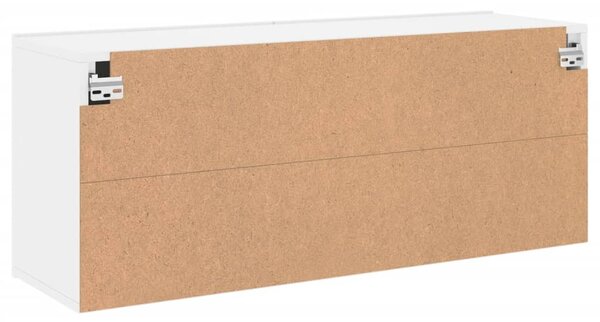 Fehér falra szerelhető TV-szekrény 100 x 30 x 41 cm