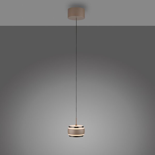 Függőlámpa PURE, Falling Rings, dimmable, Bronz / Öreg Sárgaréz, Nappali, Fém, Modern