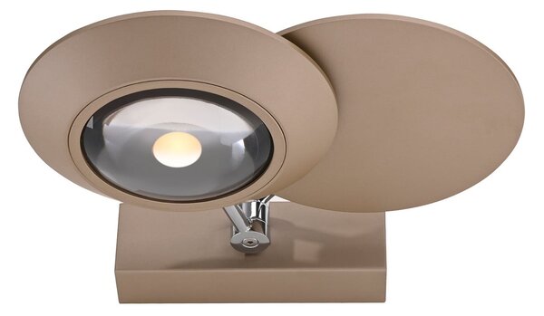 Fali Lámpa PURE, Oculis, dimmable, Bronz / Öreg Sárgaréz, Hálószoba, Fém, Modern