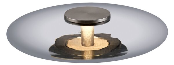 Asztali lámpa PURE, Vitrum, dimmable, Szürke, Nappali, Üveg, Modern