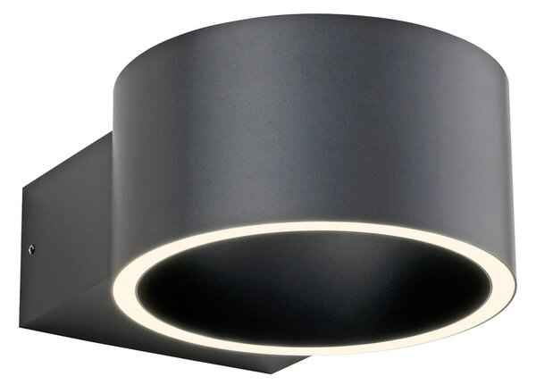 Fali Lámpa PURE, PURE Clipse, dimmable, Szürke, Nappali, Alumínium, Modern