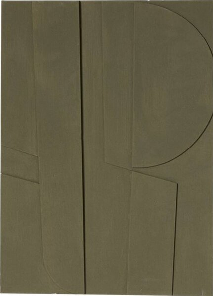 Cornelia kép, sötétzöld, 50x70 cm