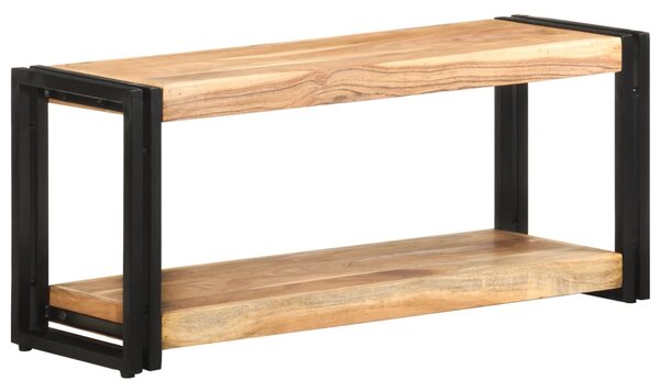 Tömör akácfa TV-szekrény 90 x 30 x 40 cm