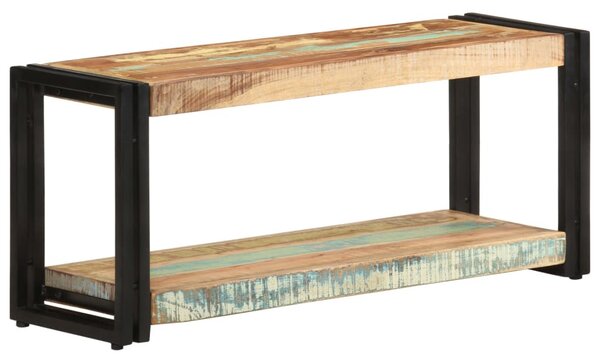 Tömör újrahasznosított fa TV-szekrény 90 x 30 x 40 cm