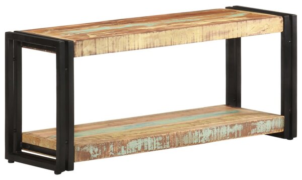 Tömör újrahasznosított fa TV-szekrény 90 x 30 x 40 cm