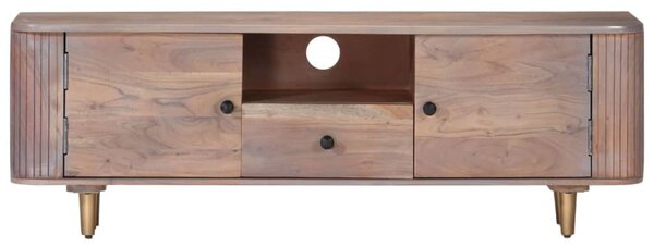 Tömör akácfa TV-szekrény 118 x 30 x 40 cm