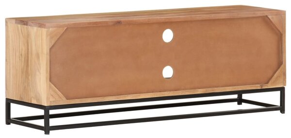 Tömör akácfa TV-szekrény 110 x 30 x 40 cm