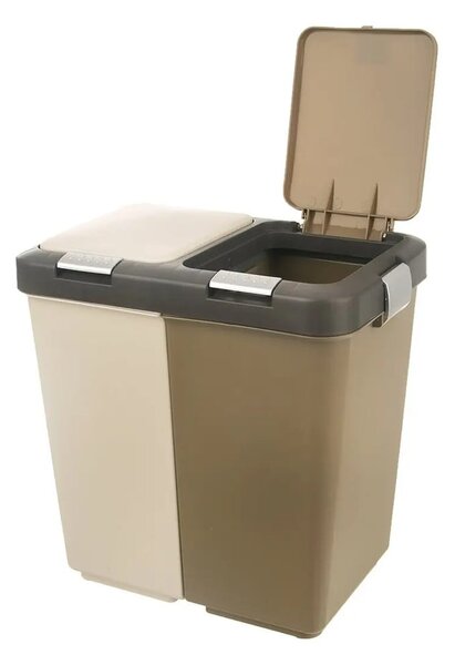 Műanyag szelektív szemetes 20 l Duo Dust – Orion