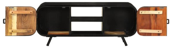 Tömör újrahasznosított fa TV-szekrény 110 x 30 x 45 cm