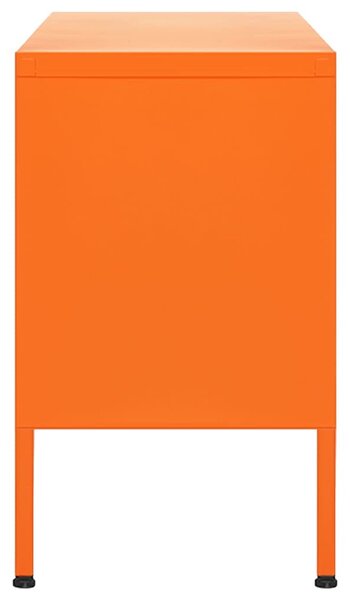 Narancssárga acél TV-szekrény 105 x 35 x 50 cm