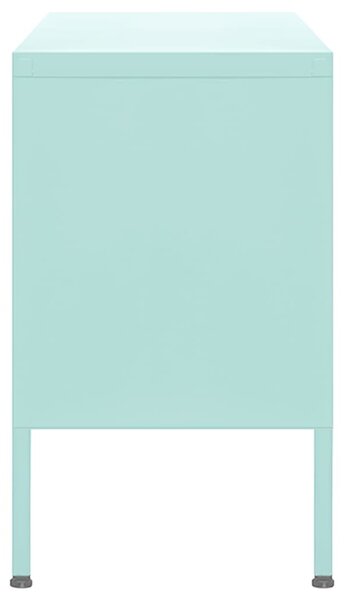 Mentazöld acél TV-szekrény 105 x 35 x 50 cm