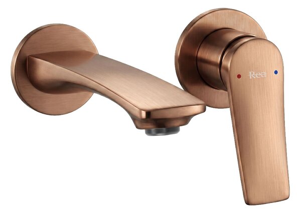 Falsík alatti mosdócsaptelep REA VISION Brush Copper + BOX