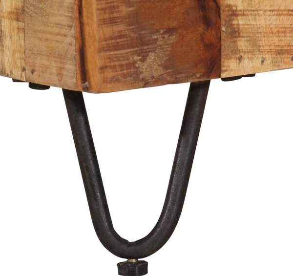 Tömör mangófa TV-szekrény 110 x 30 x 40 cm