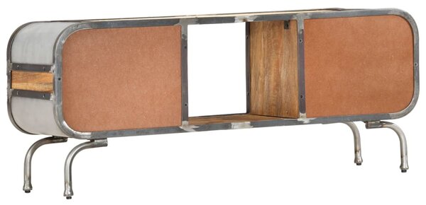 Tömör mangófa TV-szekrény 110 x 30 x 42 cm