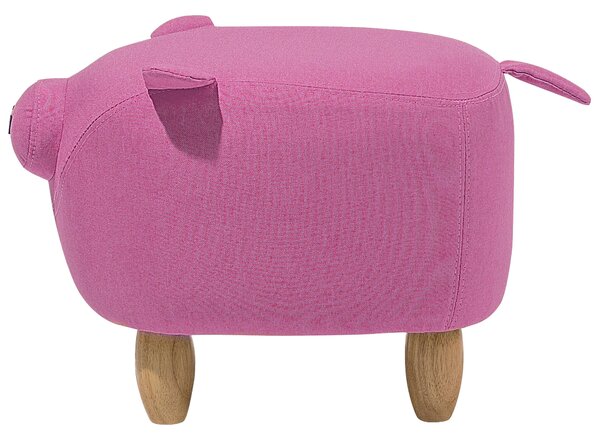 Állatos puff PIGGY Rózsaszín Malac