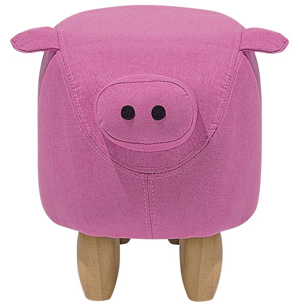 Állatos puff PIGGY Rózsaszín Malac