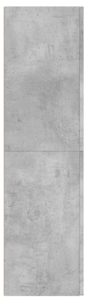 Betonszürke szerelt fa TV-szekrény 30,5 x 30 x 110 cm