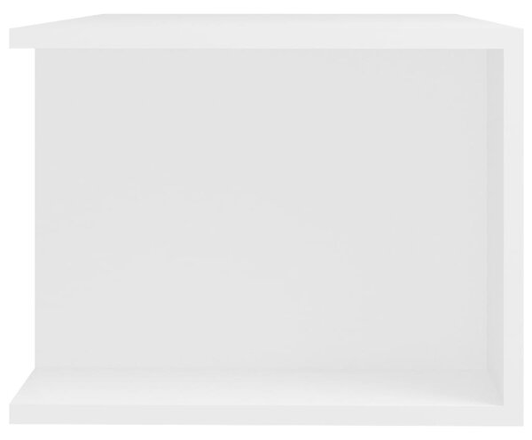 Fehér TV-szekrény LED-lámpákkal 90 x 39 x 30 cm