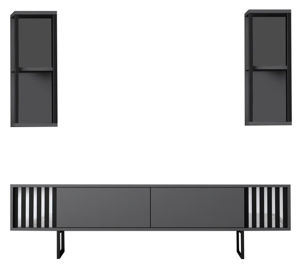Nappali fal Chromatic (antracit + fekete)