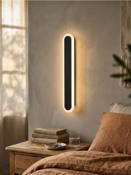 Sinsay - Lineáris LED fali lámpa - fekete